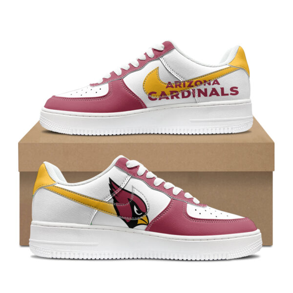 Arizona Cardinals Low Top Sneakers Personalized Fan Sneakers Unique Cardinals Themed Footwear