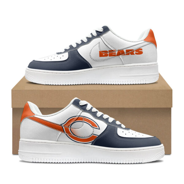 Custom Chicago Bears Air Force 1s | Personalized NFL Fan Sneakers | Unique Bears-Themed Footwear