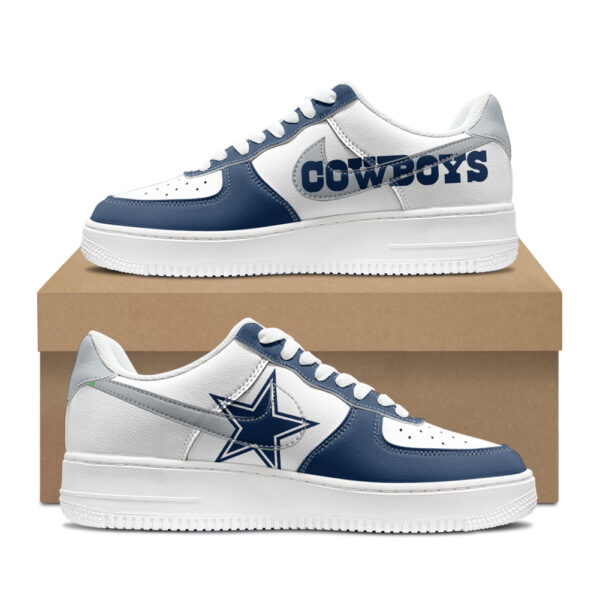 Custom Dallas Cowboys Air Force 1s | Personalized NFL Fan Sneakers | Unique Cowboys-Themed Footwear