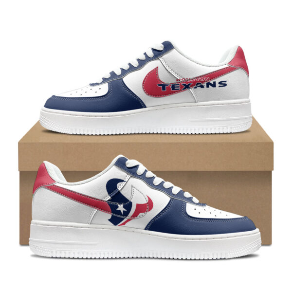 Custom Houston Texans Air Force 1s | Personalized NFL Fan Sneakers | Unique Texans-Themed Footwear