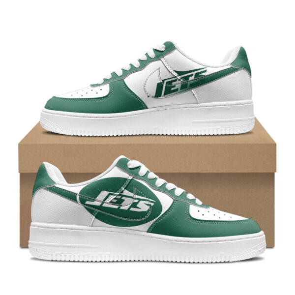 Custom New York Jets Air Force 1s | Personalized NFL Fan Sneakers | Unique Jets-Themed Footwear