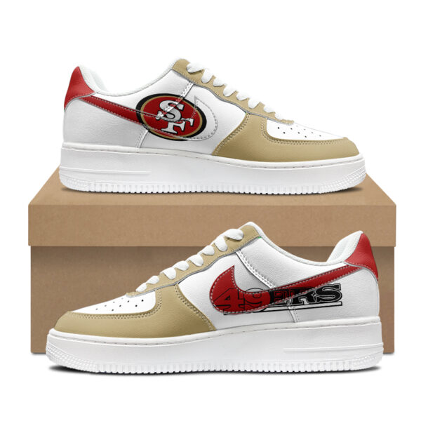 Custom San Francisco 49ers Low-Top Sneakers