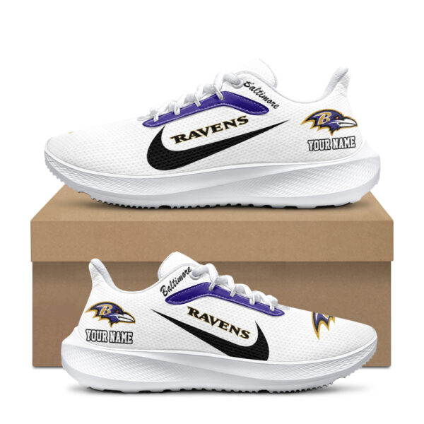 Personalized Baltimore Ravens Nike Running Sneakers