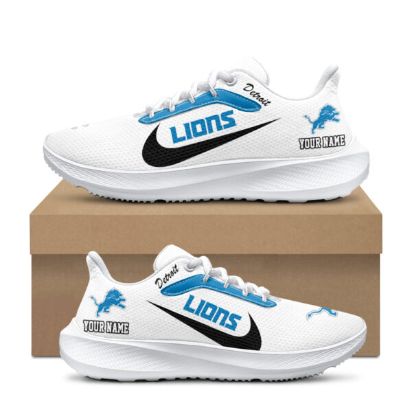 Personalized Detroit Lions Nike Running Sneakers