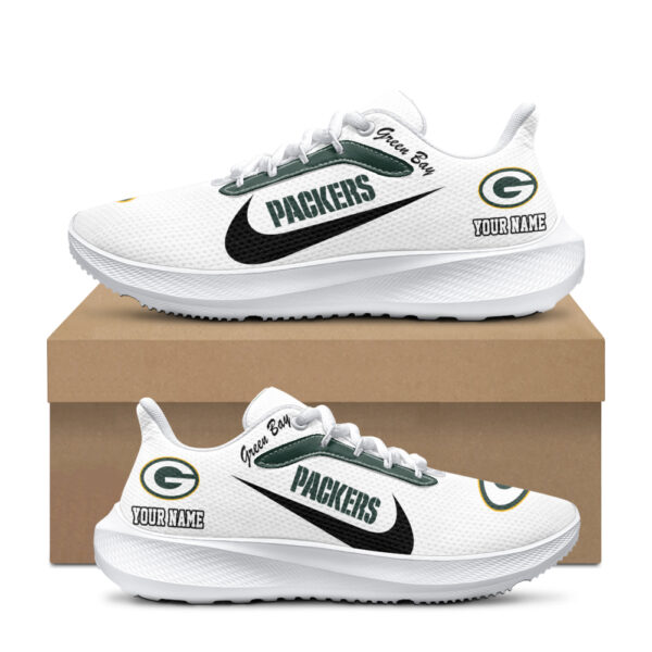 Personalized Green Bay Packers Nike Running Sneakers