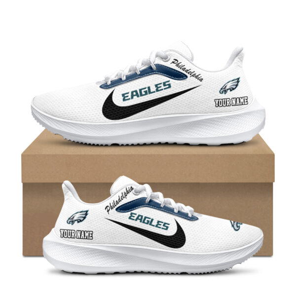 Personalized Philadelphia Eagles Nike Running Sneakers