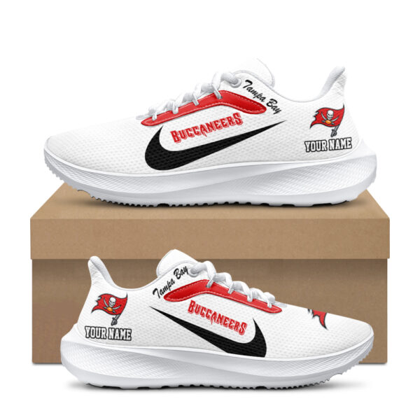 Personalized Tampa Bay Buccaneers Running Sneakers