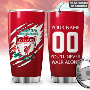 Personalized Liverpool V2 Stainless Tumbler 20oz 30oz Cup