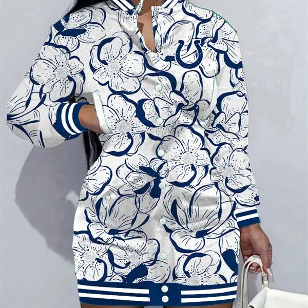 Indianapolis Colts Women Button Down Jacket Dress AZBTBDJD000103