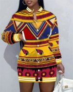 Arizona Cardinals Women Button Down Jacket Dress AZBTBDJD000126