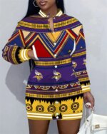 Minnesota Vikings Women Button Down Jacket Dress AZBTBDJD000289