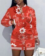 Cleveland Browns Women Button Down Jacket Dress AZBTBDJD000372