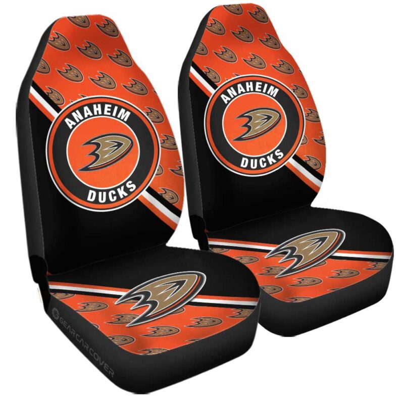 Anaheim Ducks Car Seat Covers Custom Car Accessories For Fans