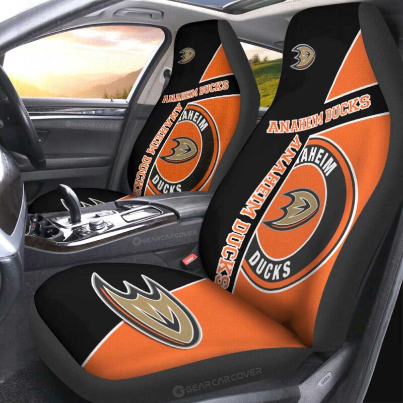 Anaheim Ducks Car Seat Covers Custom Car Decorations For Fans