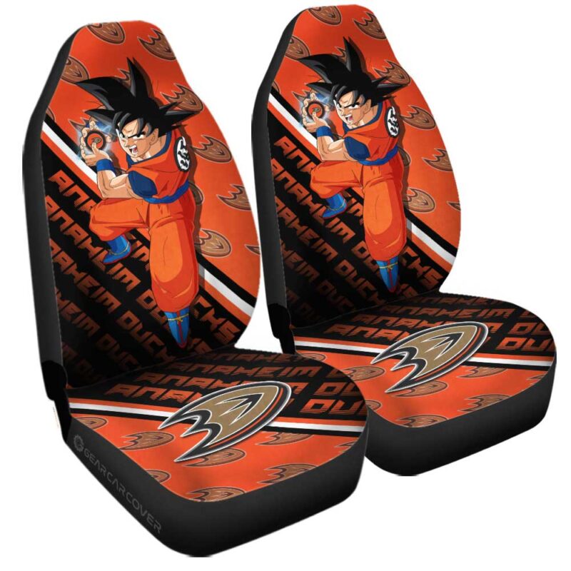 Anaheim Ducks Car Seat Covers Goku Car Decorations For Fans