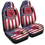 Arizona Cardinals Car Seat Covers Custom Car Decor Accessories