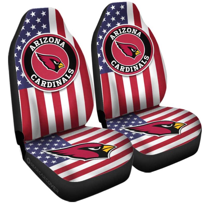Arizona Cardinals Car Seat Covers Custom Car Decor Accessories