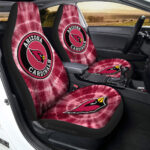 Arizona Cardinals Car Seat Covers Custom Tie Dye Car Accessories