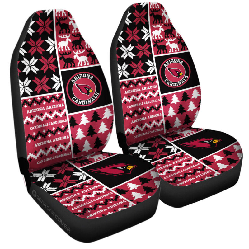 Arizona Cardinals Car Seat Covers Custom Ugly Style Car Accessories