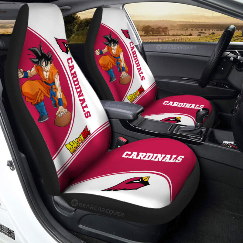 Arizona Cardinals Car Seat Covers Goku Car Accessories For Fans