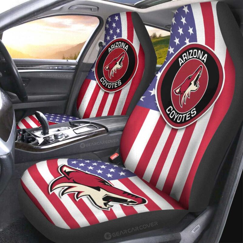 Arizona Coyotes Car Seat Covers Custom Car Decor Accessories