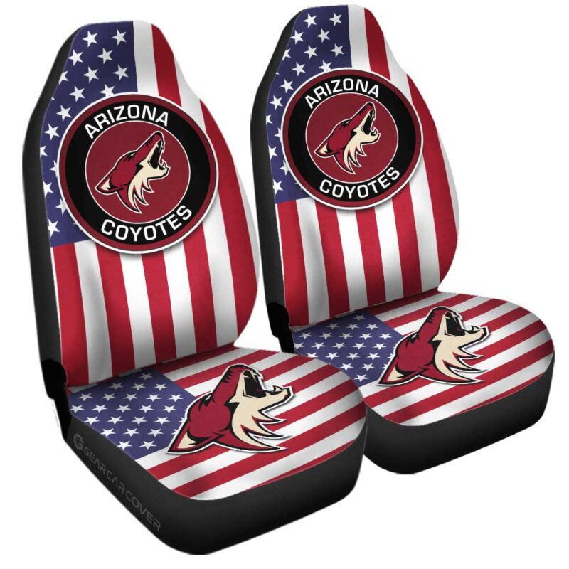 Arizona Coyotes Car Seat Covers Custom Car Decor Accessories