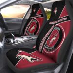 Arizona Coyotes Car Seat Covers Custom Car Decorations For Fans
