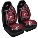 Arizona Coyotes Car Seat Covers Custom Car Decorations For Fans