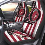 Arizona Coyotes Car Seat Covers Custom US Flag Style