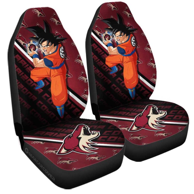 Arizona Coyotes Car Seat Covers Goku Car Decorations For Fans
