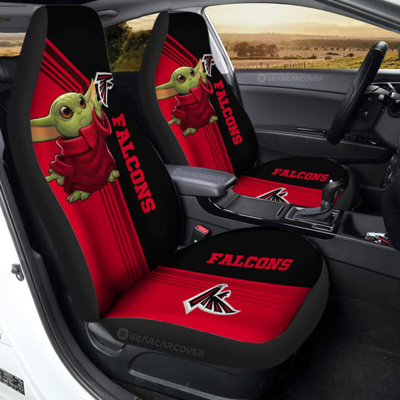 Atlanta Falcons Car Seat Covers Baby Yoda Car Accessories