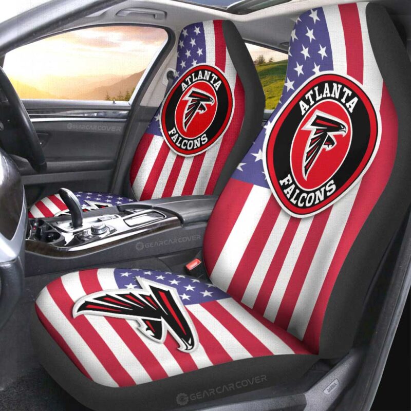Atlanta Falcons Car Seat Covers Custom Car Decor Accessories