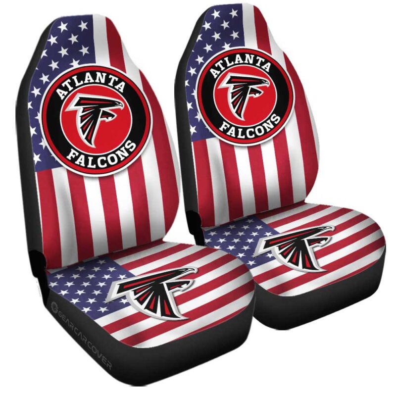 Atlanta Falcons Car Seat Covers Custom Car Decor Accessories