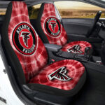 Atlanta Falcons Car Seat Covers Custom Tie Dye Car Accessories