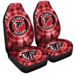 Atlanta Falcons Car Seat Covers Custom Tie Dye Car Accessories