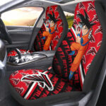 Atlanta Falcons Car Seat Covers Goku Car Accessories For Fans