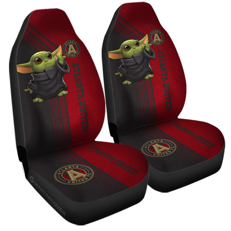 Atlanta United FC Car Seat Covers Baby Yoda Car Accessories