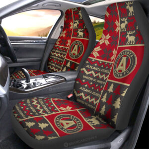 Atlanta United FC Car Seat Covers Custom Ugly Style Car Accessories