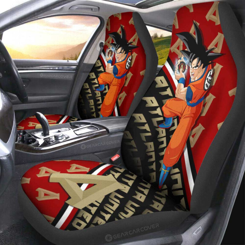 Atlanta United FC Car Seat Covers Goku Car Accessories For Fans