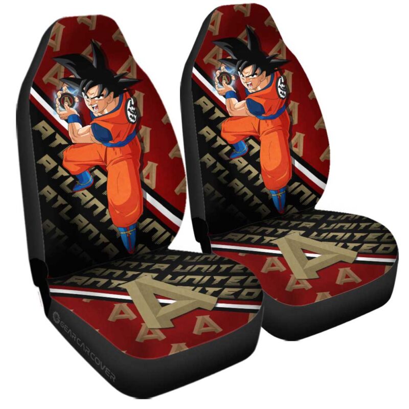 Atlanta United FC Car Seat Covers Goku Car Accessories For Fans