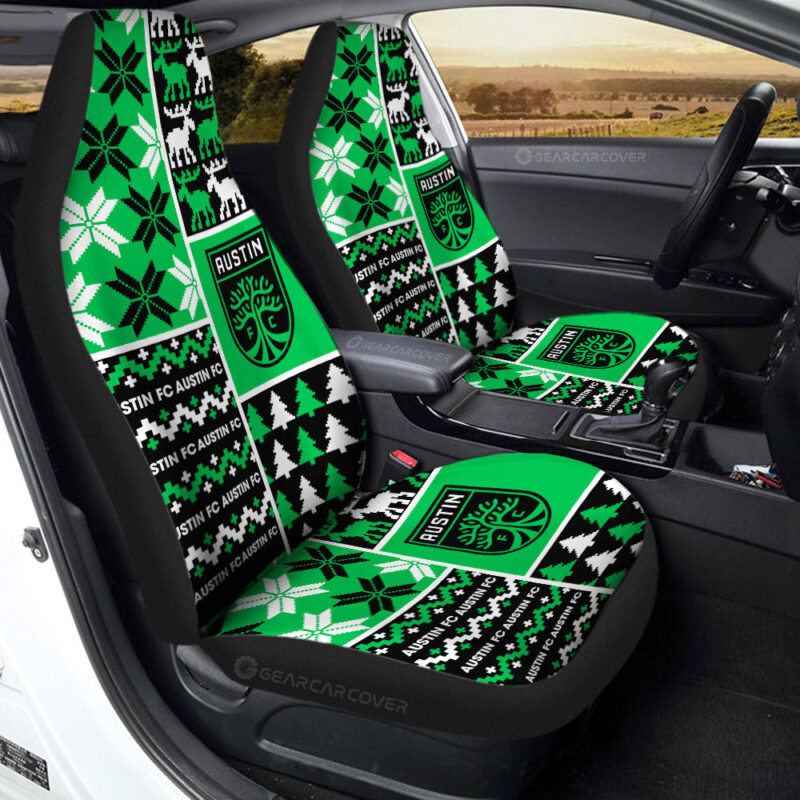 Austin FC Car Seat Covers Custom Ugly Style Car Accessories