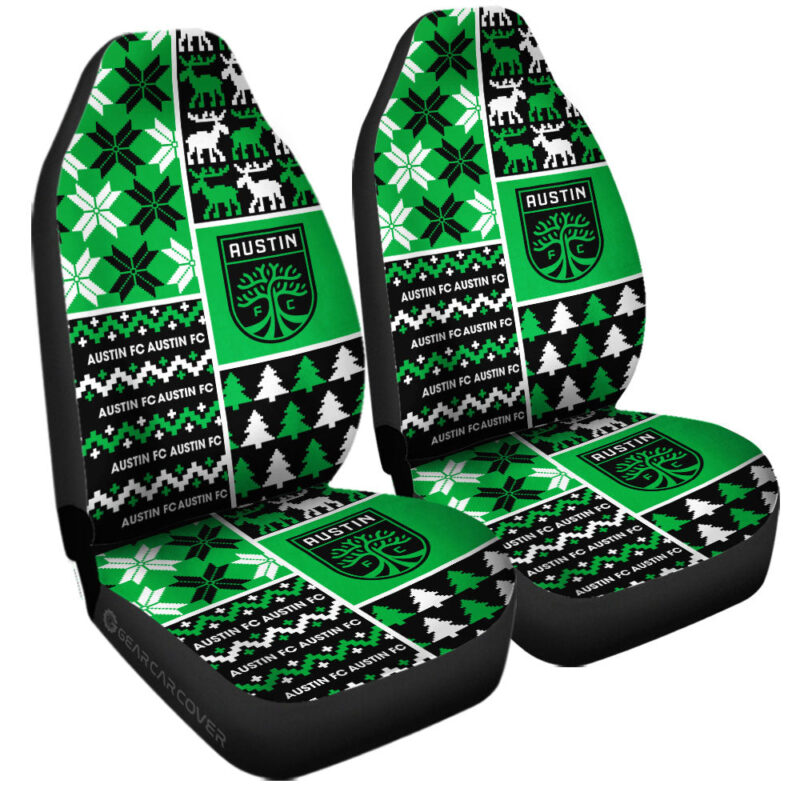 Austin FC Car Seat Covers Custom Ugly Style Car Accessories