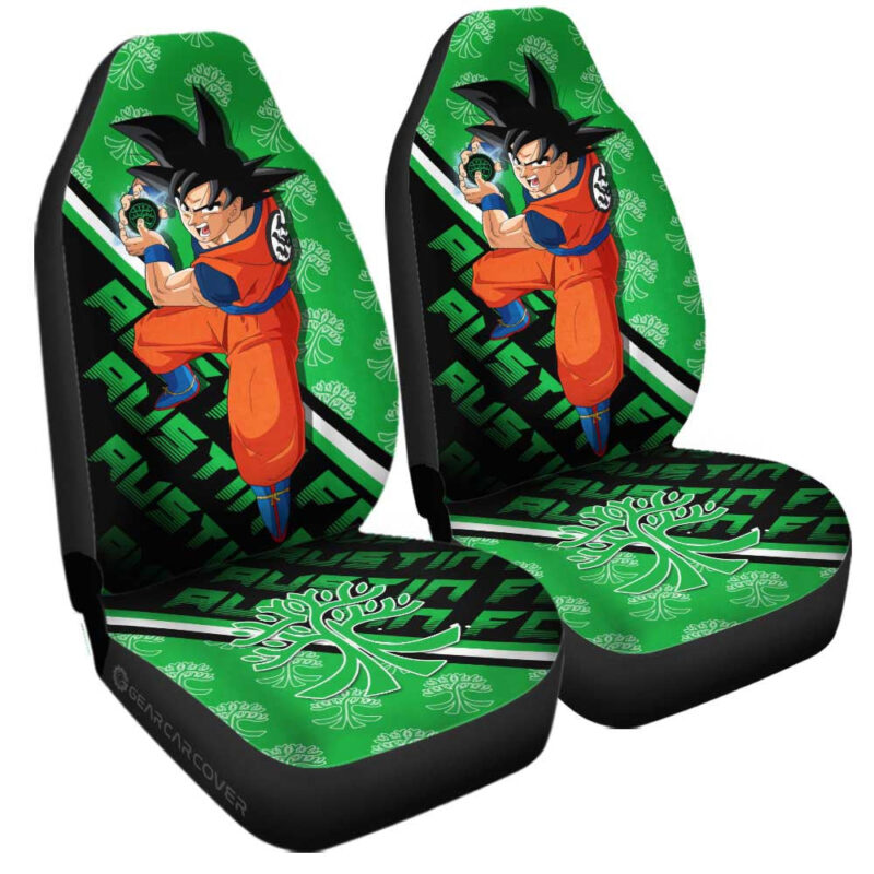 Austin FC Car Seat Covers Goku Car Accessories For Fans