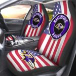 Baltimore Ravens Car Seat Covers Custom Car Decor Accessories
