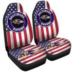 Baltimore Ravens Car Seat Covers Custom Car Decor Accessories