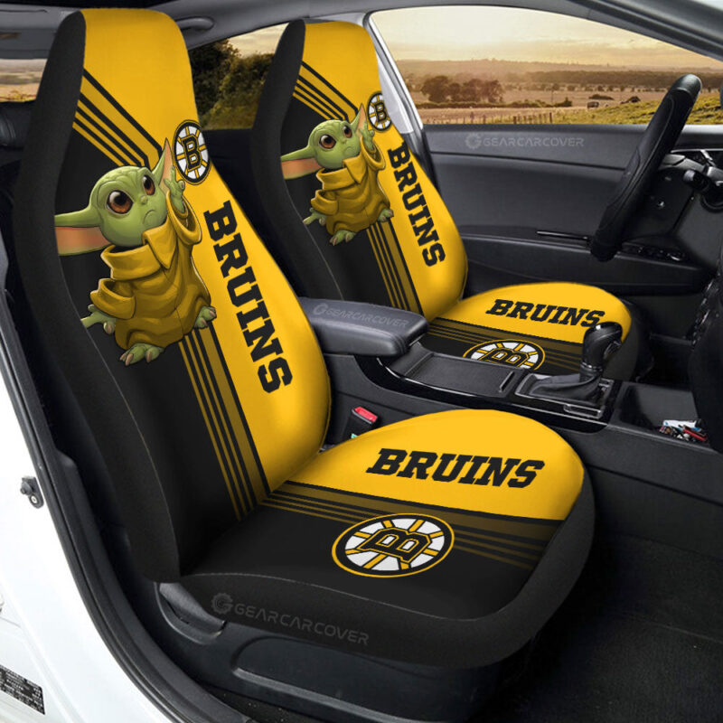 Boston Bruins Car Seat Covers Baby Yoda Car Accessories