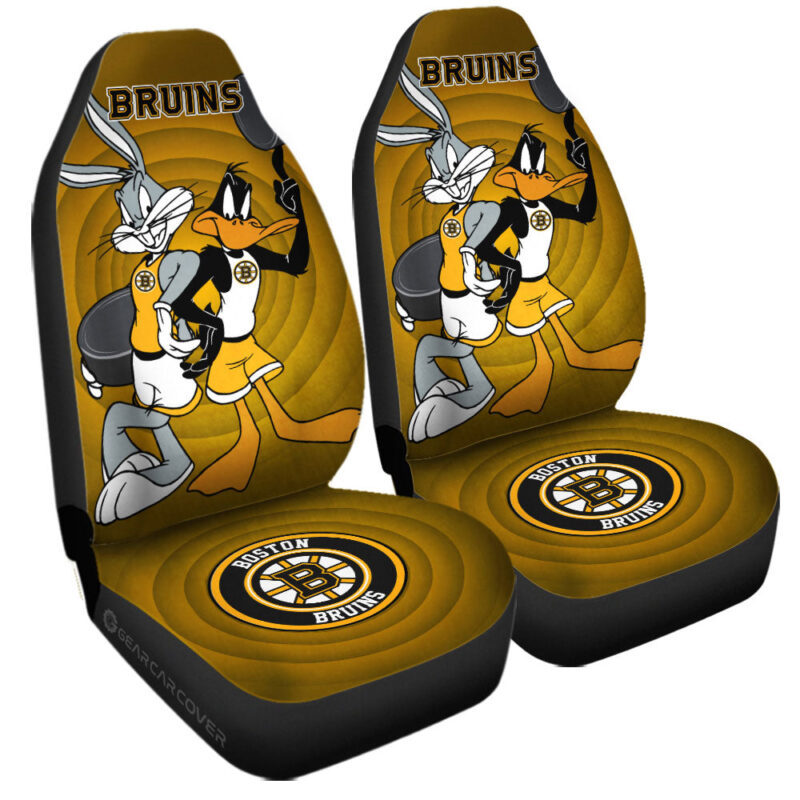 Boston Bruins Car Seat Covers Custom Car Accessories