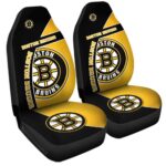 Boston Bruins Car Seat Covers Custom Car Decorations For Fans