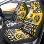 Boston Bruins Car Seat Covers Custom Ugly Style Car Accessories