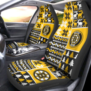 Boston Bruins Car Seat Covers Custom Ugly Style Car Accessories